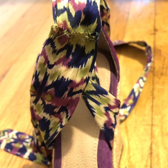 UGG Espadrille Sandals Purple Green EU 38 US 7 - Picture 11 of 11